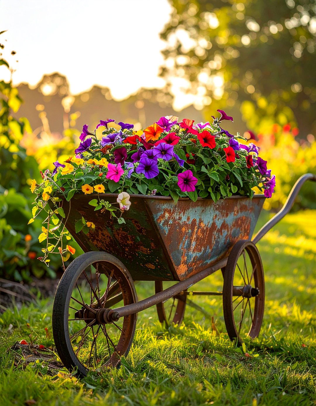 Displaying Vintage Garden Tools as Decor - 20 Farmhouse Garden Ideas for a Charming Outdoor Space