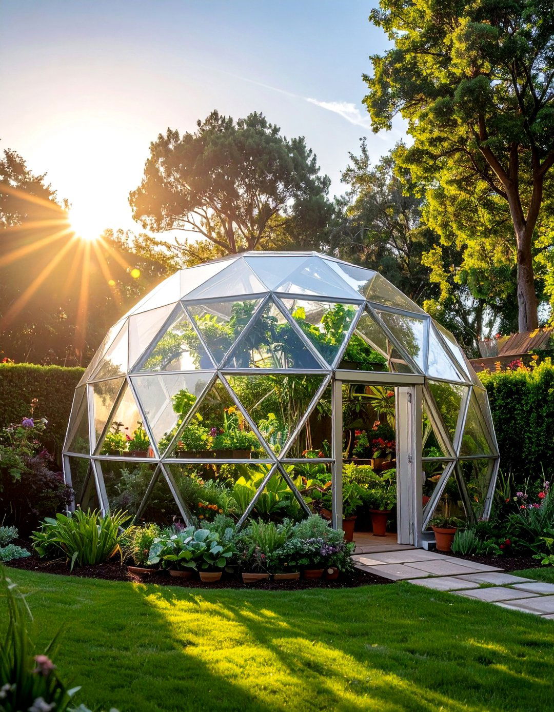 EPCOTs Geodesic Dome Greenhouse - 20 Disney Garden Ideas for a Magical Outdoor Space