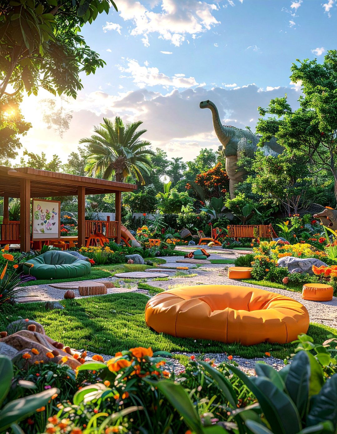 Educational Dinosaur Classroom - 20 Dinosaur Garden Ideas for a Prehistoric Backyard