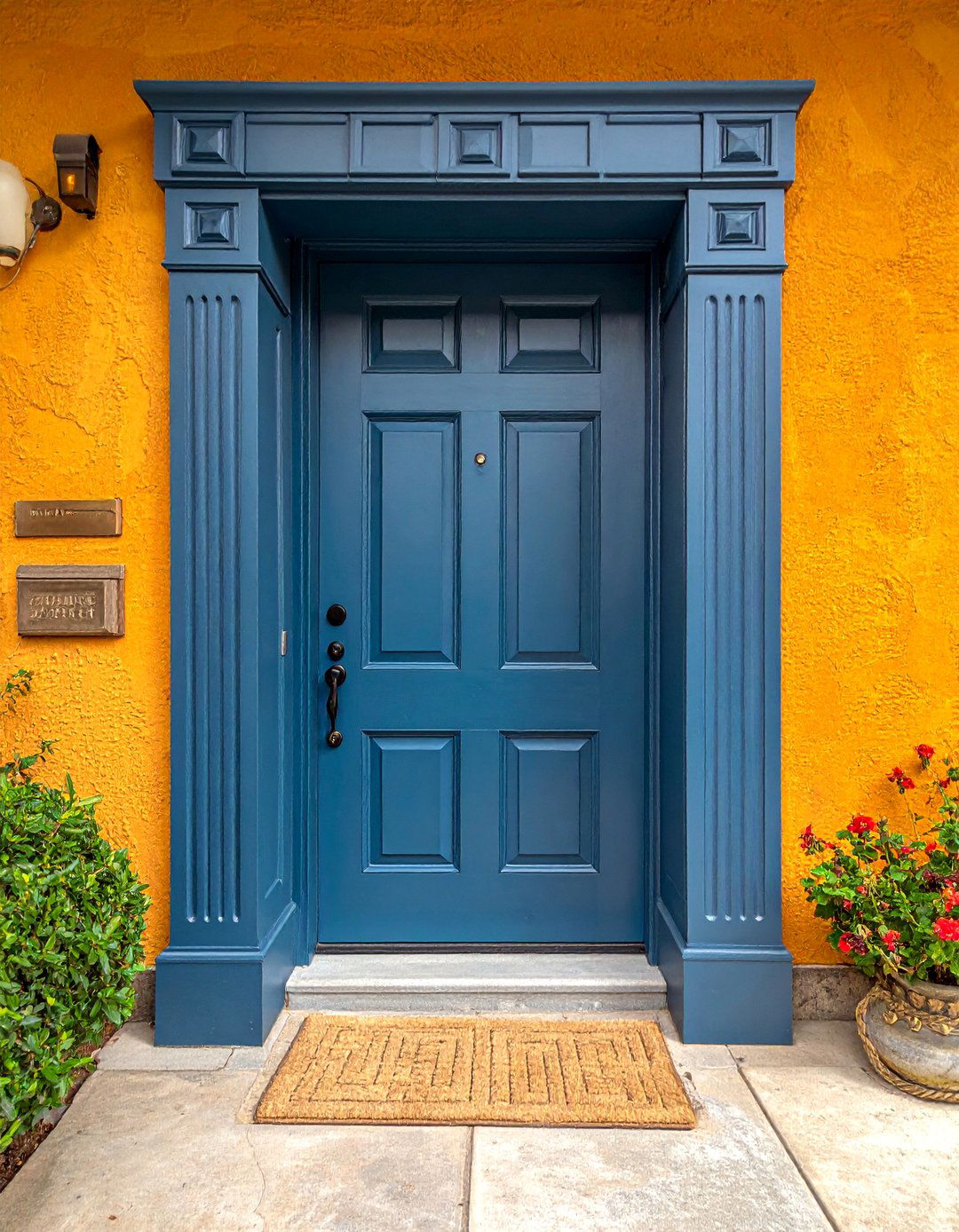 Fluted Door Trim with Rosette Blocks - 20 Door Trim Ideas to Elevate Your Home's Entryway