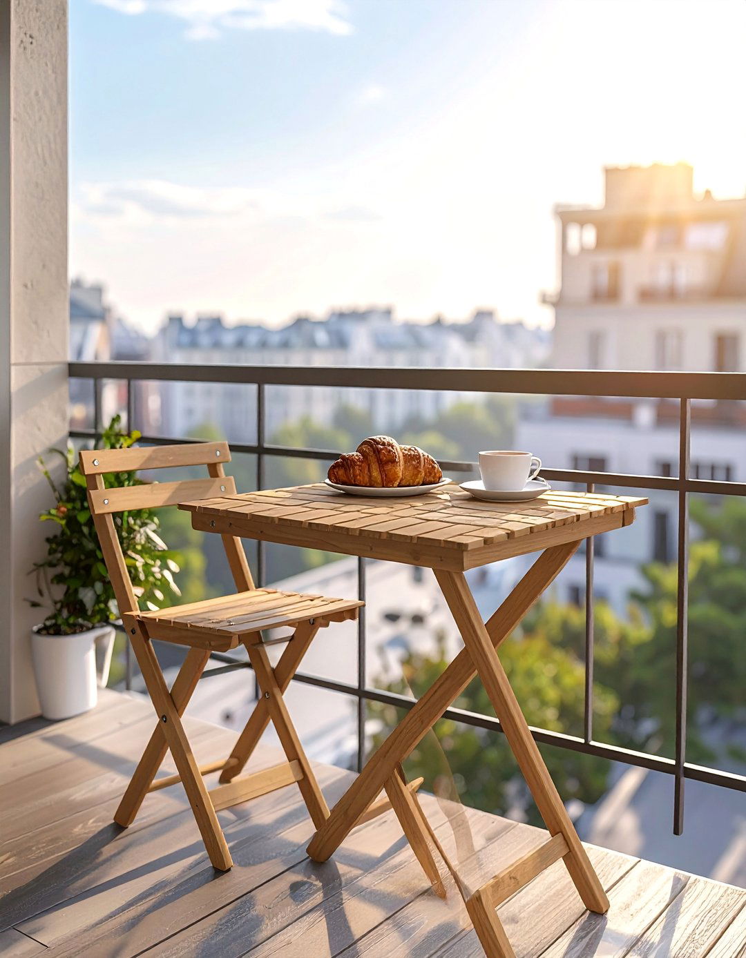 Fold Down Balcony Deck Table - 20 Balcony Deck Ideas for a Beautiful Outdoor Retreat