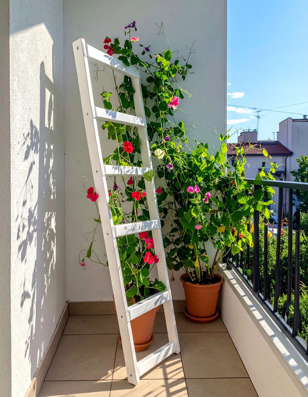 Folding Balcony Trellis for Renters - 20 Balcony Trellis Ideas for Outdoor Living Spaces