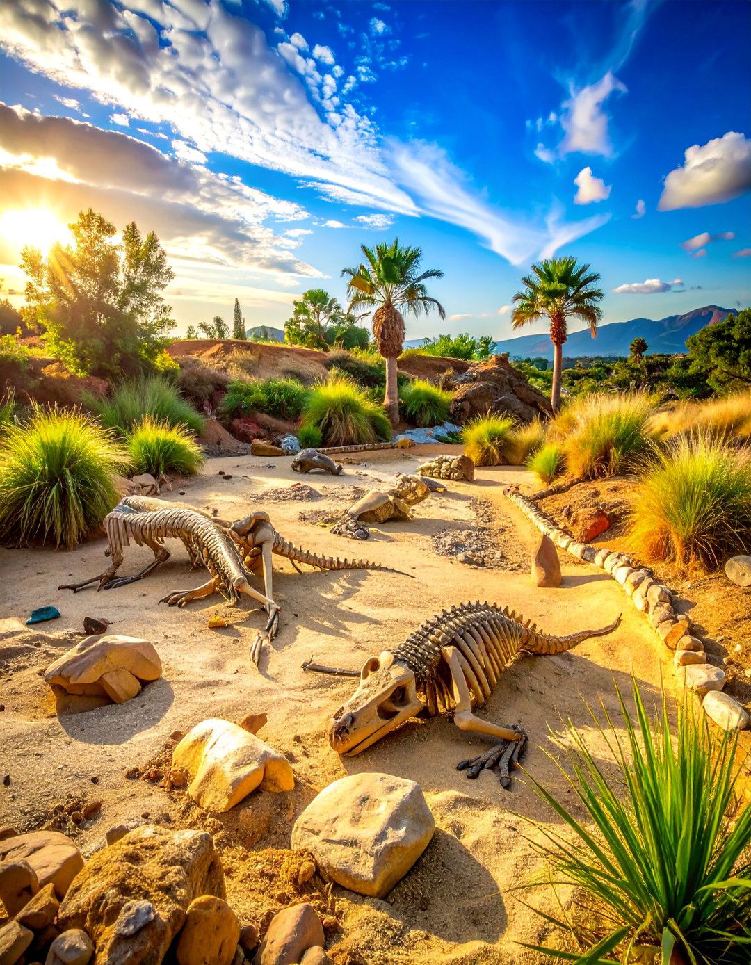 Fossil Excavation Sandbox - 20 Dinosaur Garden Ideas for a Prehistoric Backyard