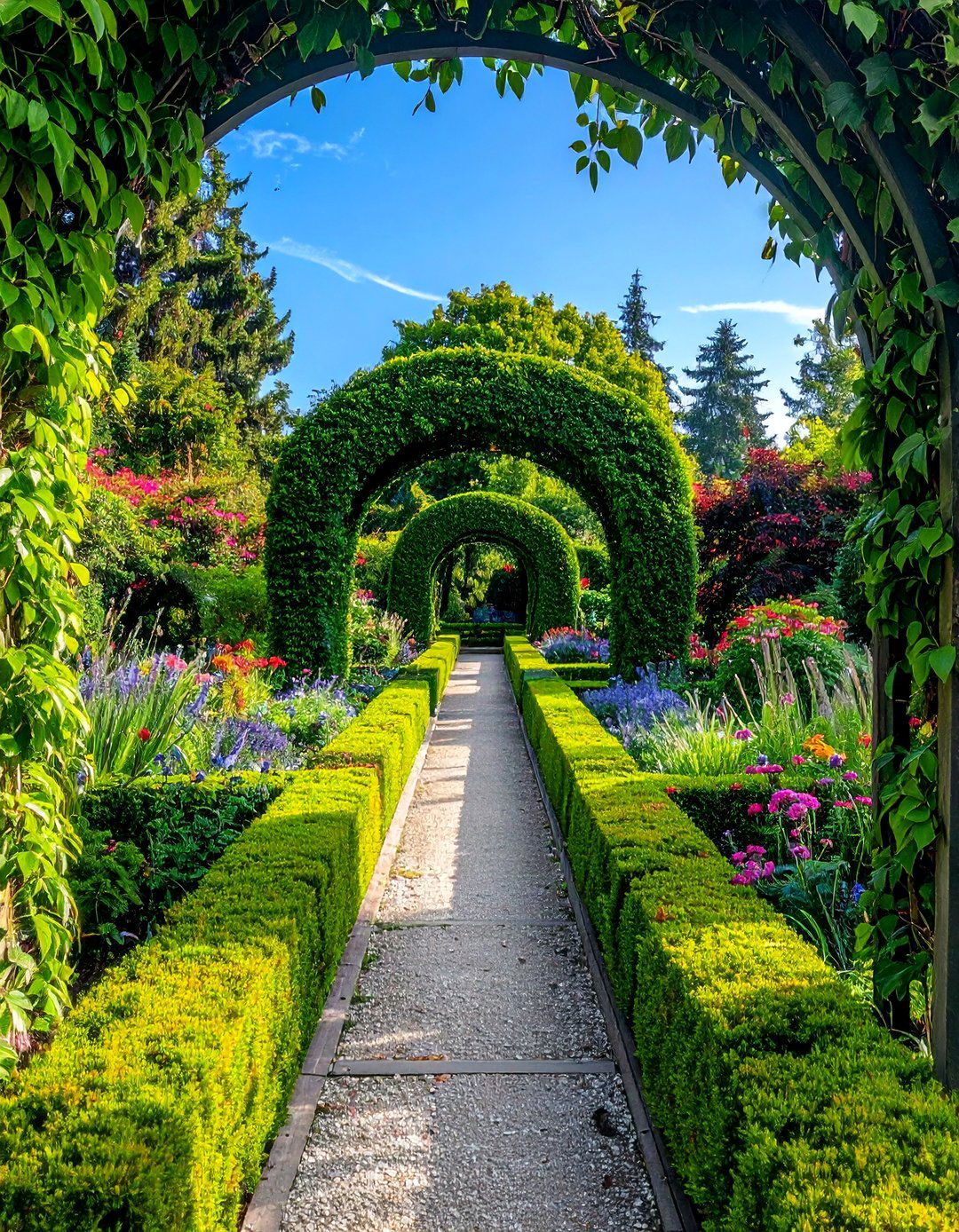 Four Season Garden Structures with Evergreen Bones - 20 Fairytale Garden Ideas for a Magical Outdoor Space