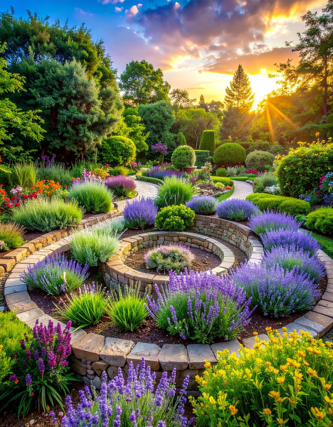 Fragrant Herb Spiral Gardens - 20 Fairytale Garden Ideas for a Magical Outdoor Space