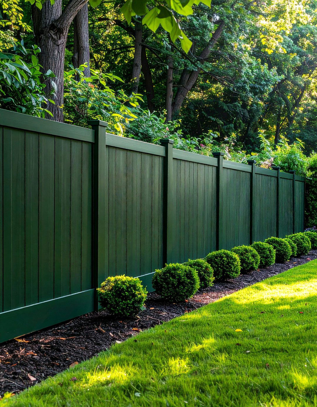 Hunter Green Vinyl Fence - 25 Vinyl Fence Colors to Enhance Your Outdoor Space