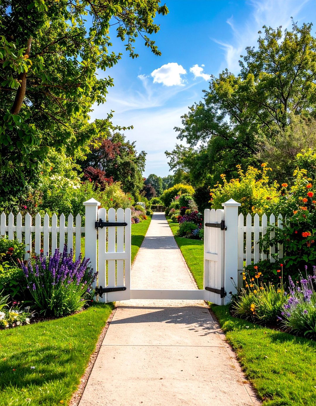 Installing a Classic Farmhouse Garden Gate - 20 Farmhouse Garden Ideas for a Charming Outdoor Space