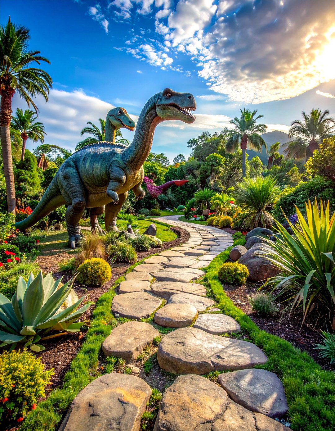 Interactive Dinosaur Trail - 20 Dinosaur Garden Ideas for a Prehistoric Backyard