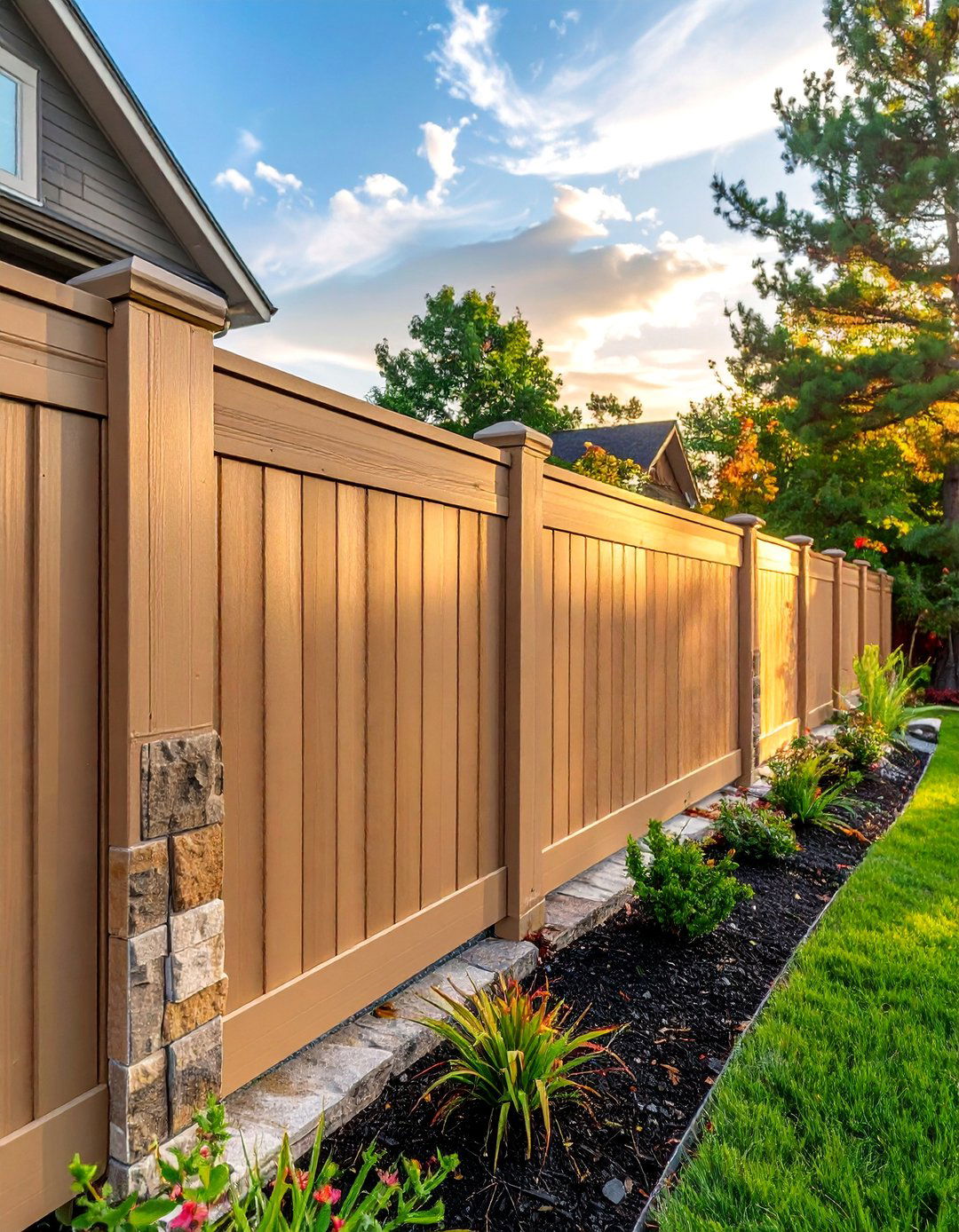 Light Tan Vinyl Fence - 25 Vinyl Fence Colors to Enhance Your Outdoor Space