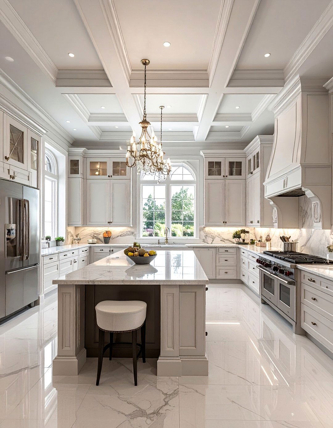Luxury Traditional Vaulted Kitchen - 25 Vaulted Ceiling Kitchen Ideas for a Spacious Feel