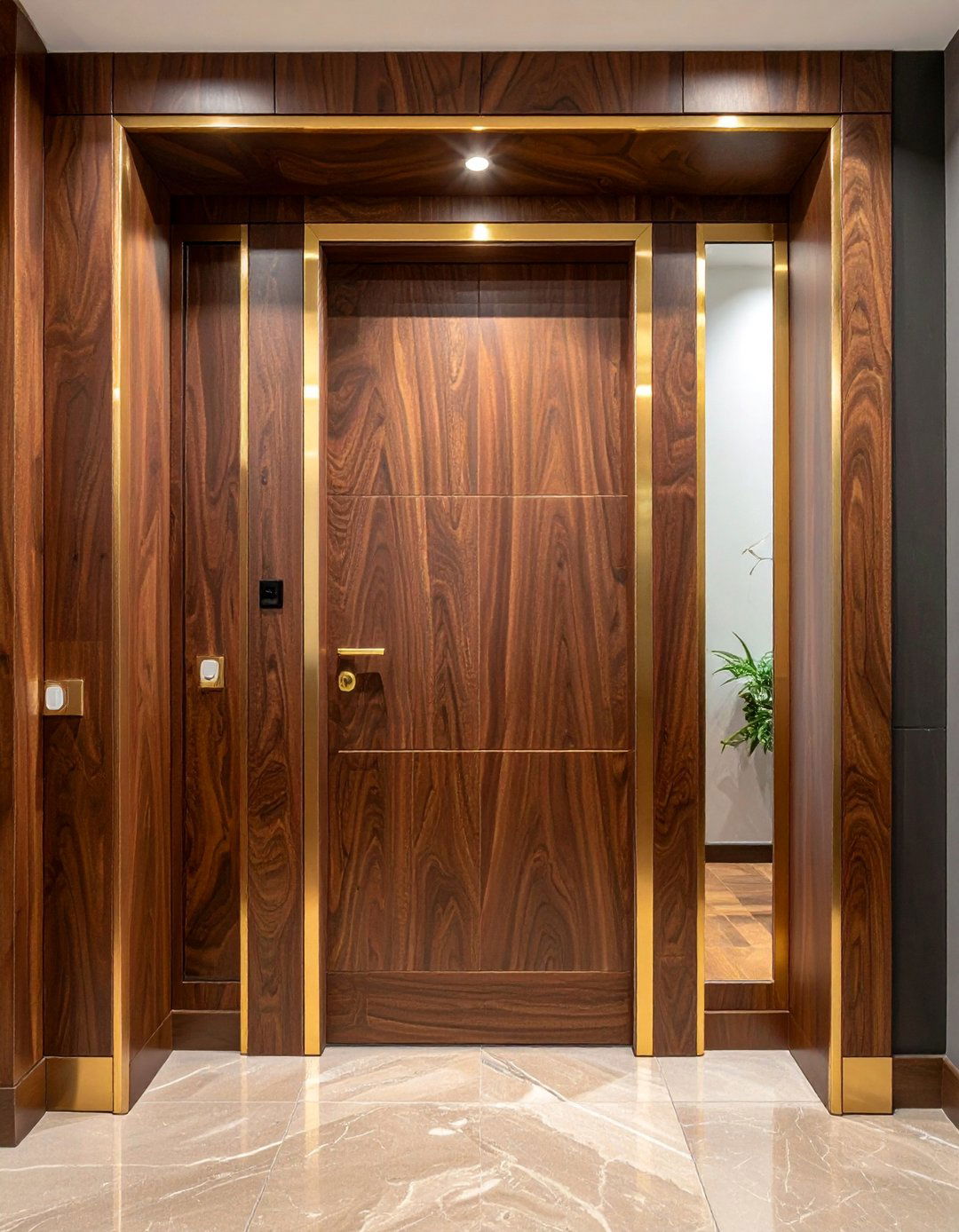 Metal Inlay Door Trim - 20 Door Trim Ideas to Elevate Your Home's Entryway