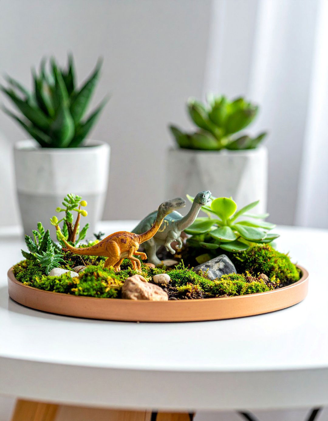 Miniature Tabletop Ecosystem - 20 Dinosaur Garden Ideas for a Prehistoric Backyard