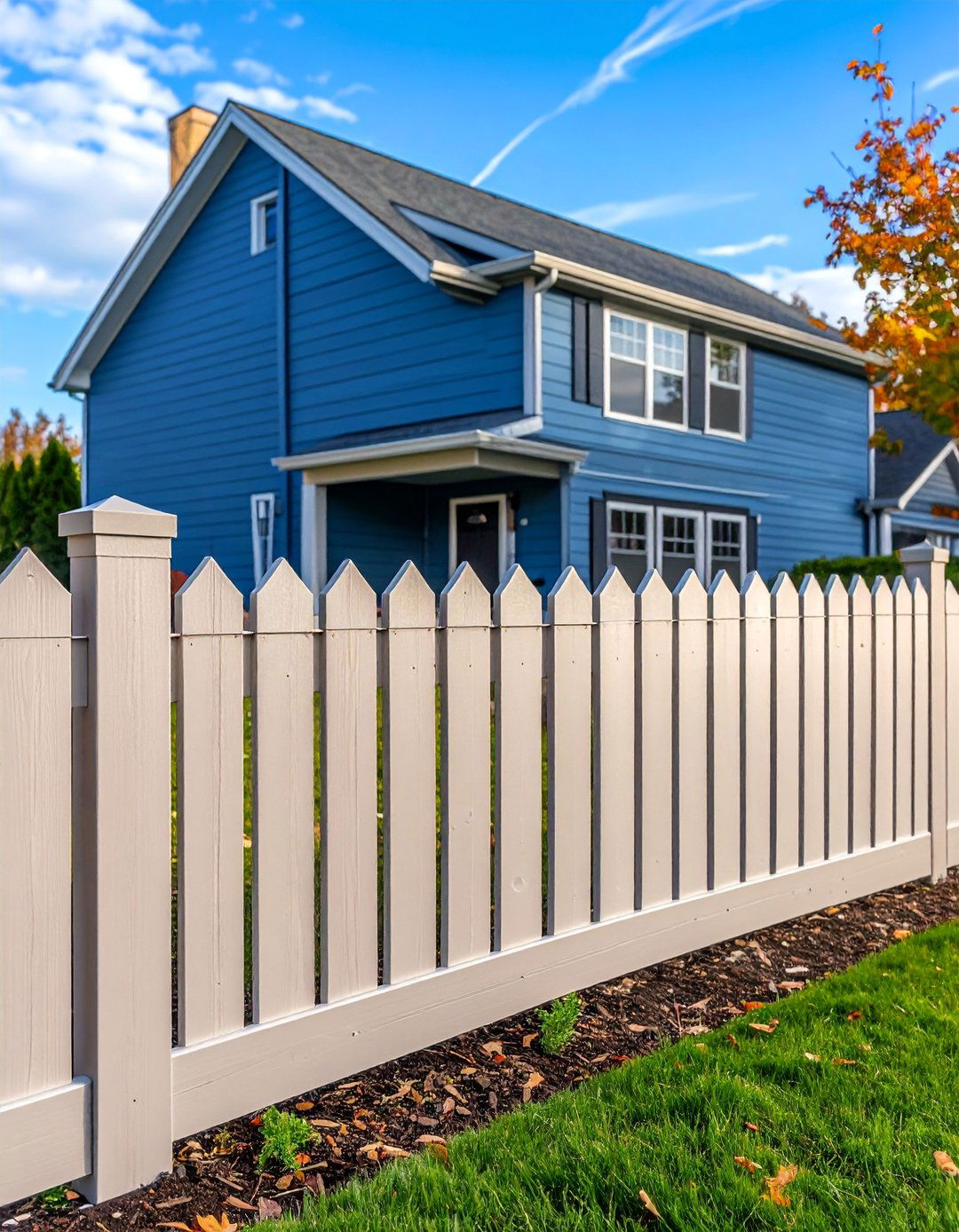Pebble Vinyl Fence