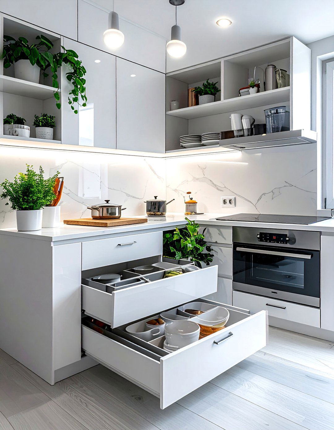 Pull Out Corner Drawer Systems - 15 Kitchen Corner Ideas to Maximize Your Space