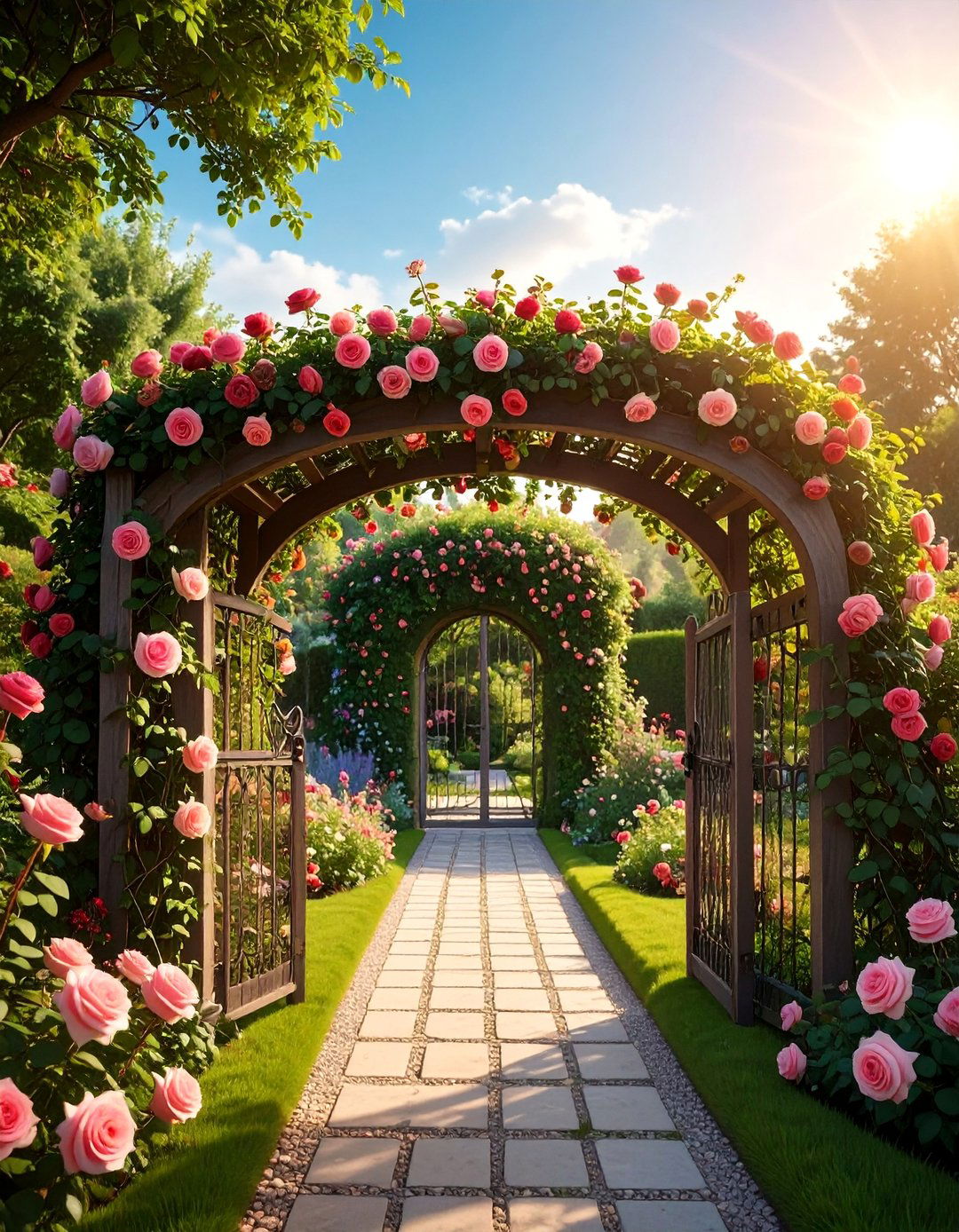 Rose Covered Archways and Garden Gates - 20 Fairytale Garden Ideas for a Magical Outdoor Space