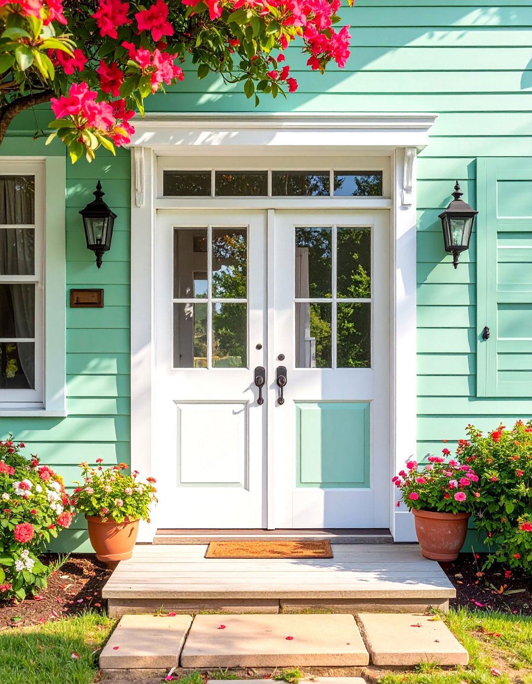 Screened Cottage Front Door - 25 Cottage Front Door Ideas for a Charming Entryway