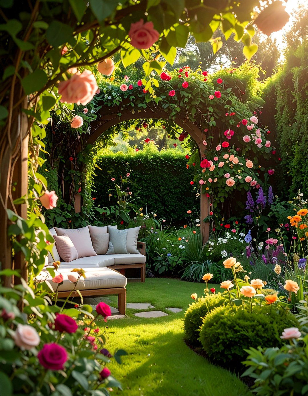 Secret Garden Hideaways with Living Walls - 20 Fairytale Garden Ideas for a Magical Outdoor Space