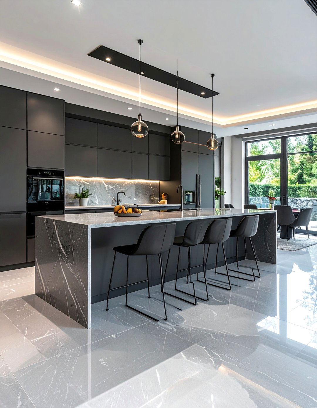 Sophisticated Silver Travertine Floor Kitchen - 20 Travertine Floor Kitchen Ideas for Elegant Spaces