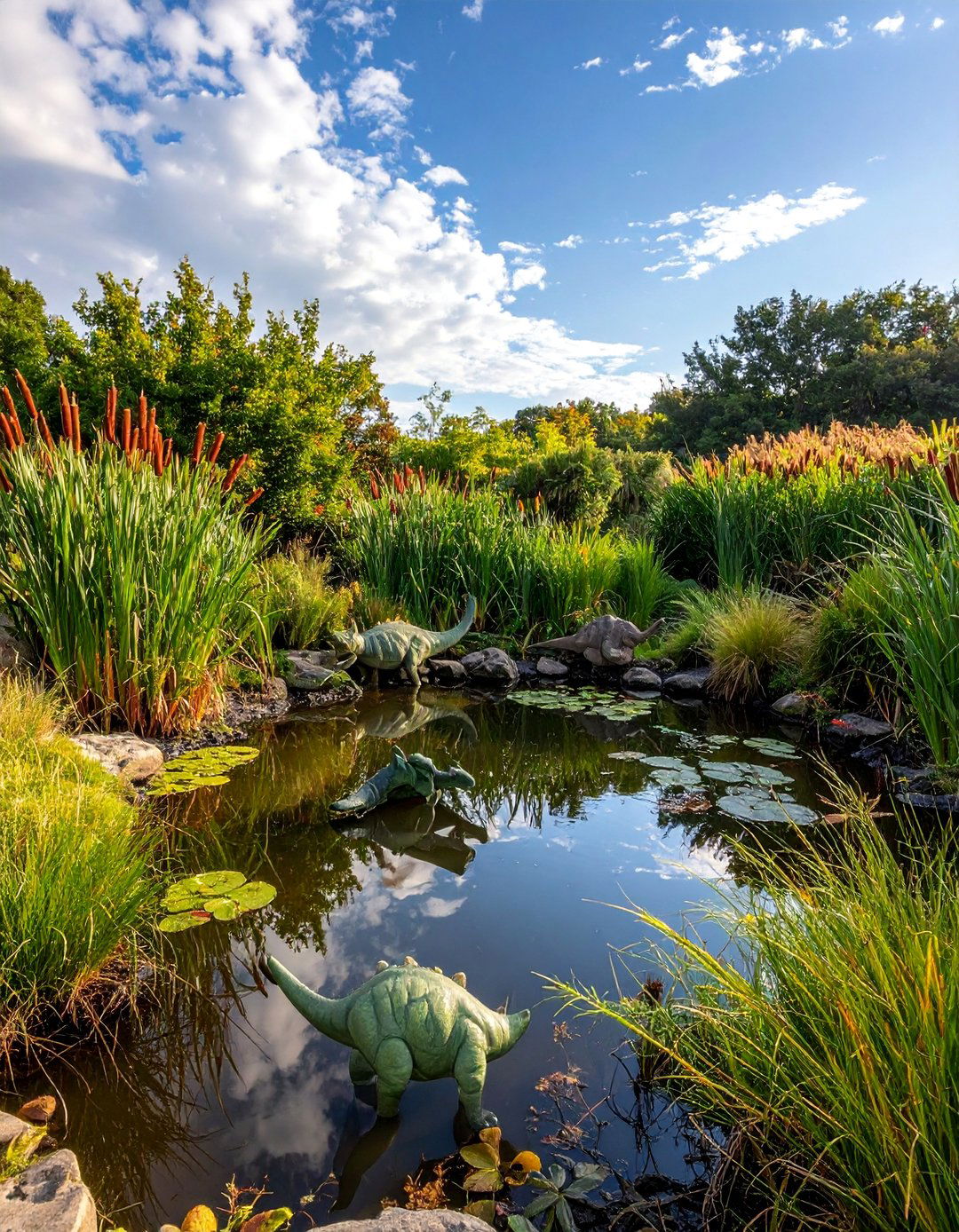 Swamp Habitat Garden - 20 Dinosaur Garden Ideas for a Prehistoric Backyard