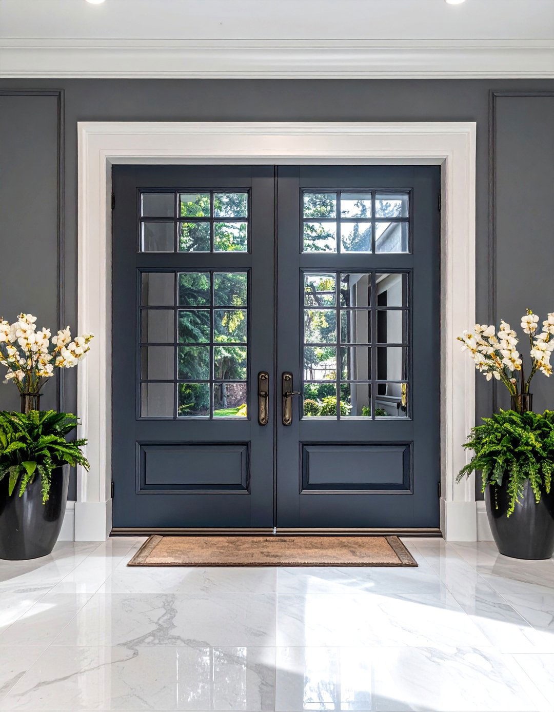 Symmetrical Double Door Trim