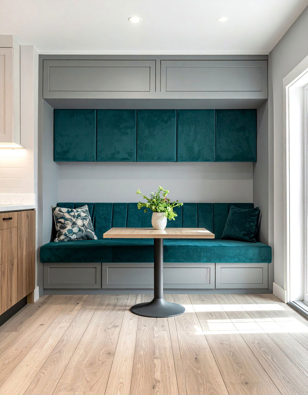 Teal Kitchen Dining Nook - 20 Teal Kitchen Ideas for a Bold and Vibrant Space