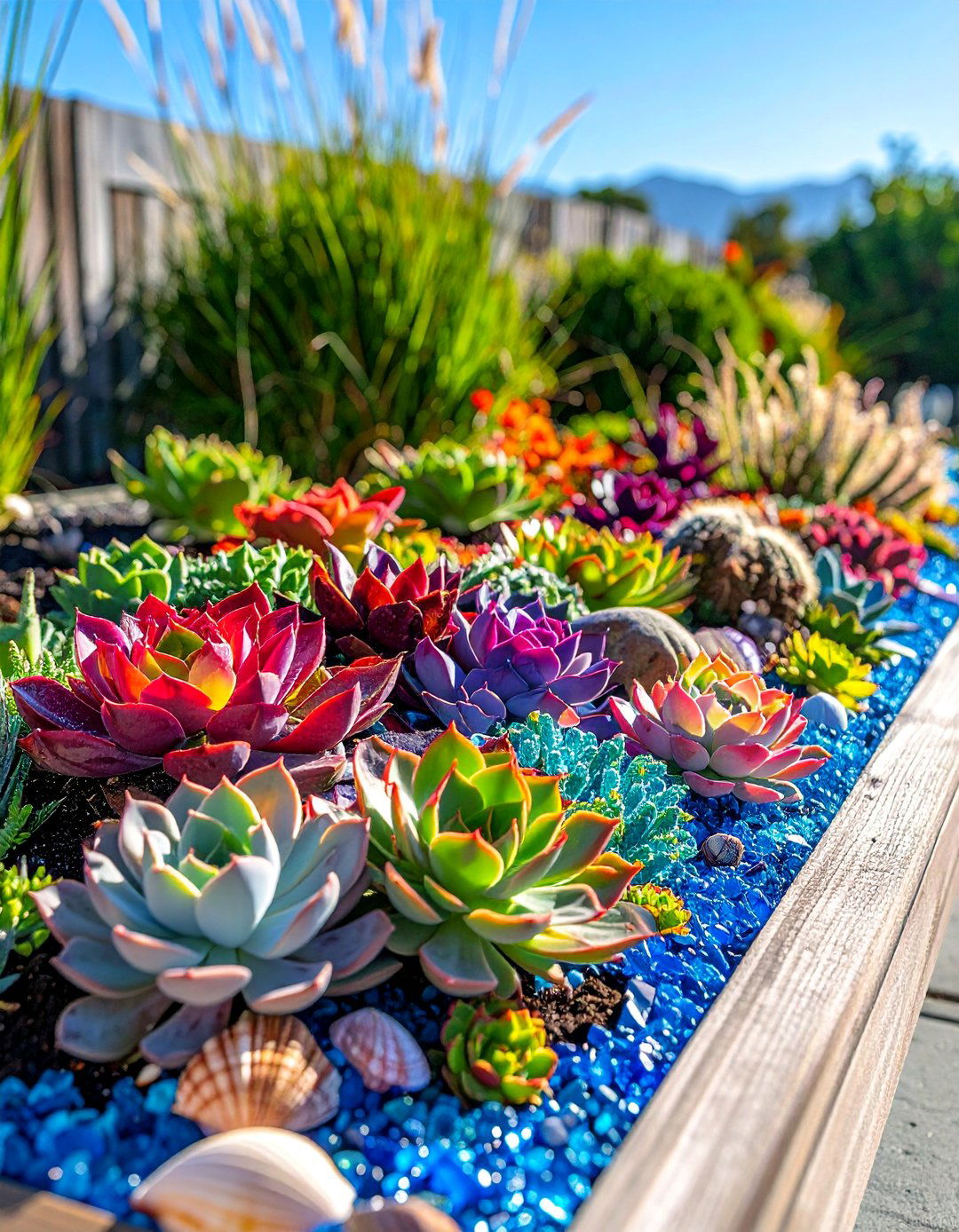 The Little Mermaids Under the Sea Succulent Bed - 20 Disney Garden Ideas for a Magical Outdoor Space
