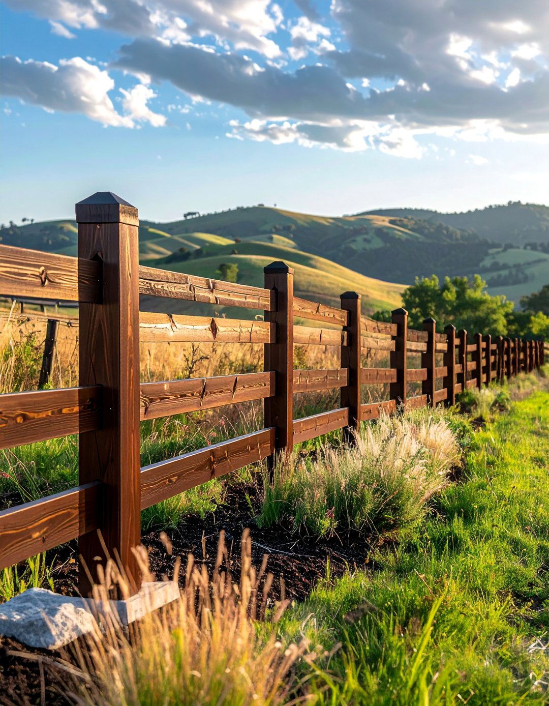 Timber Brown Vinyl Fence - 25 Vinyl Fence Colors to Enhance Your Outdoor Space