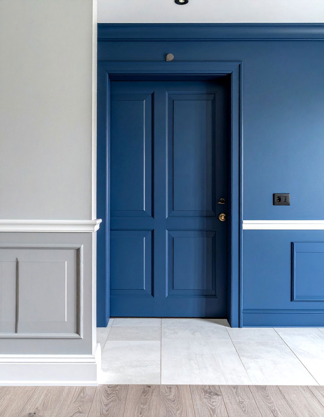 Two Tone Painted Door Trim - 20 Door Trim Ideas to Elevate Your Home's Entryway