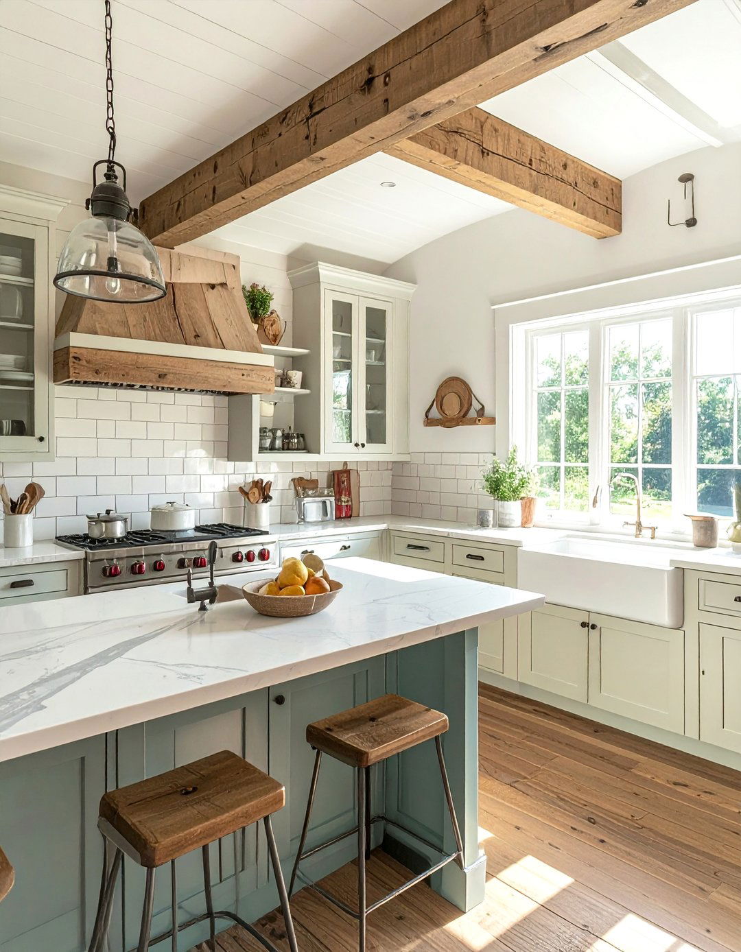 Vintage Charm Vaulted Kitchen Revival - 25 Vaulted Ceiling Kitchen Ideas for a Spacious Feel