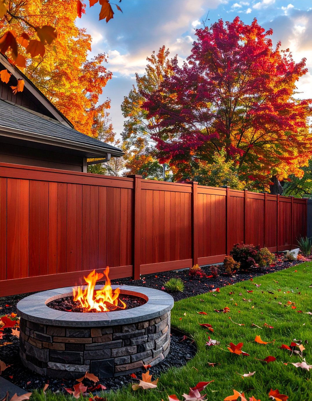 Warm Sierra Brown Vinyl Fence - 25 Vinyl Fence Colors to Enhance Your Outdoor Space