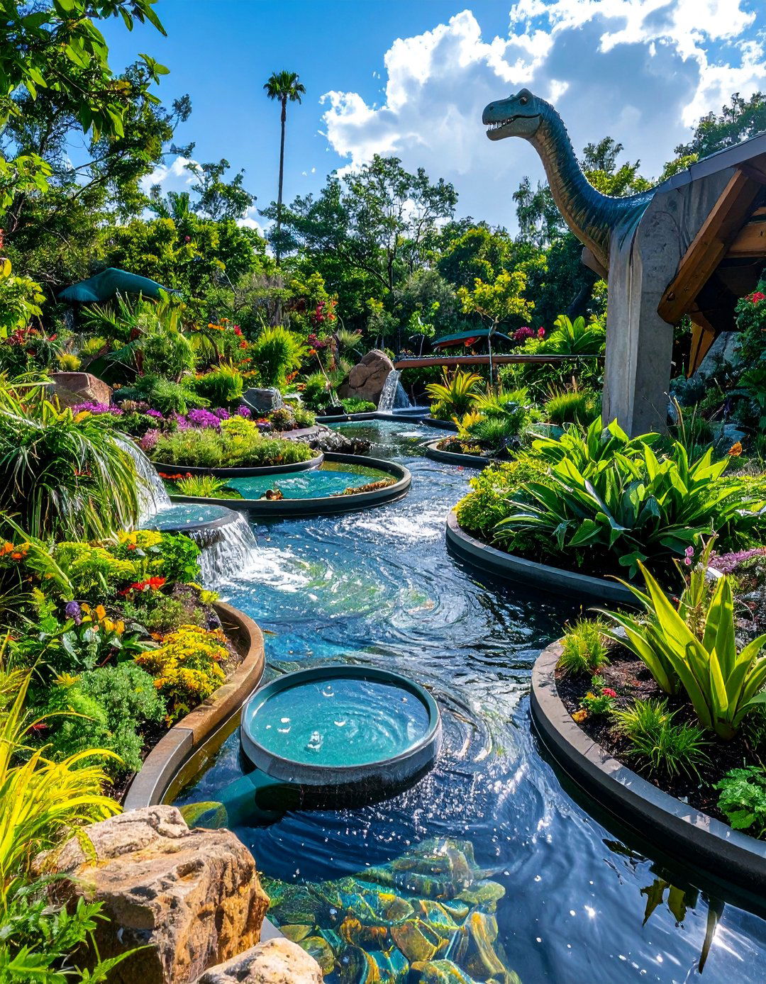Water Cycle Demonstration Garden - 20 Dinosaur Garden Ideas for a Prehistoric Backyard