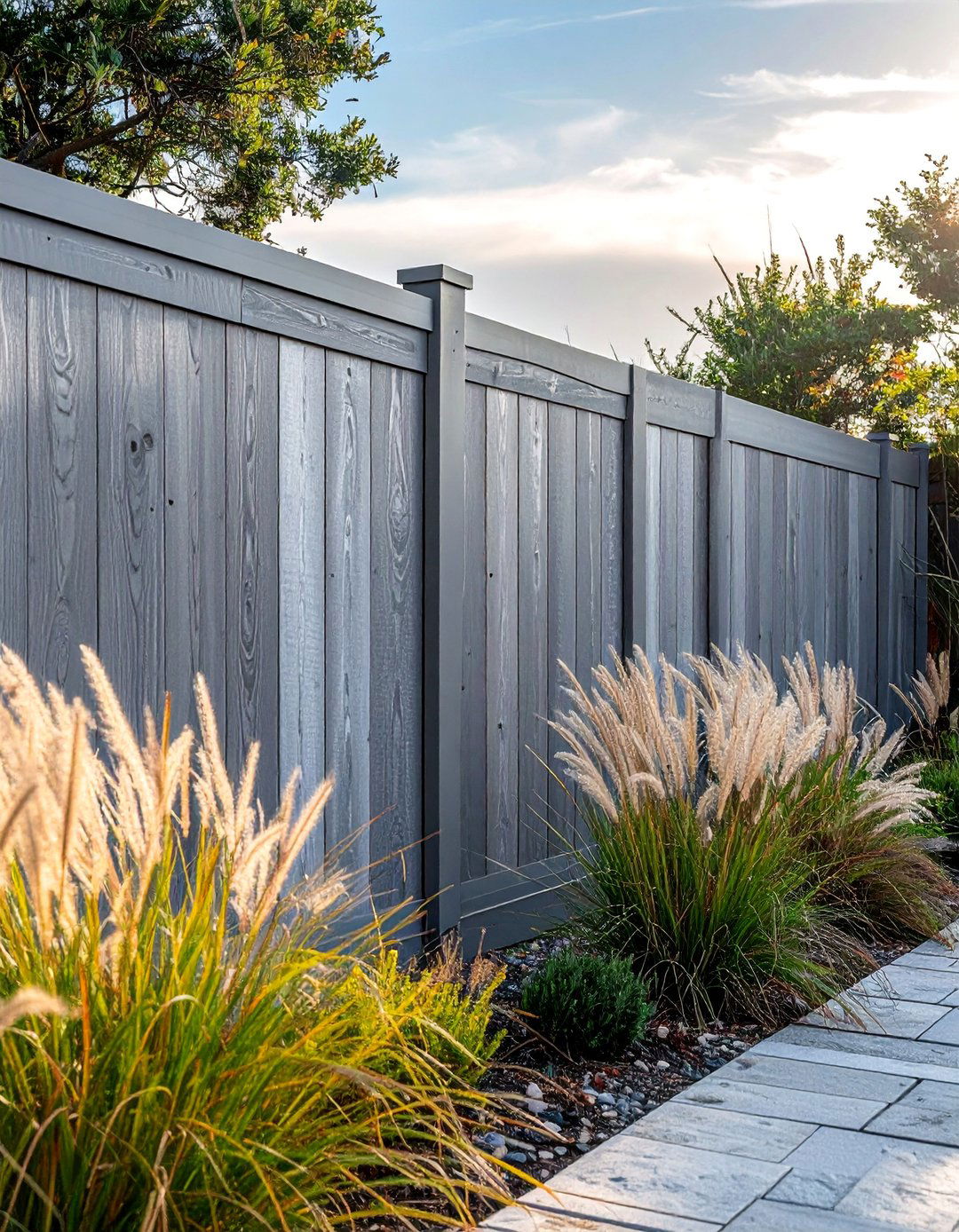 Weathered Gray Vinyl Fence - 25 Vinyl Fence Colors to Enhance Your Outdoor Space