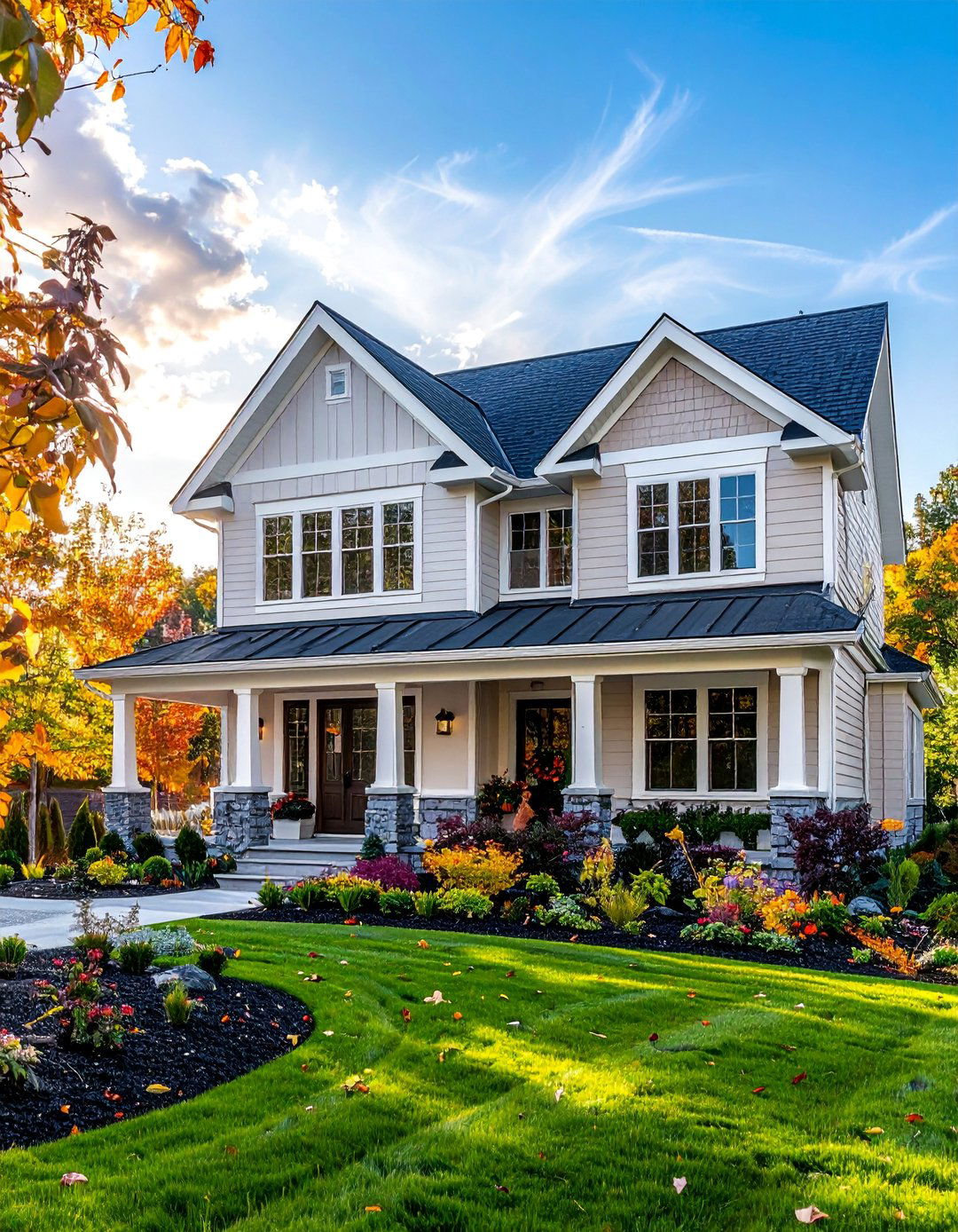 Benjamin Moore Pale Oak OC 20 - 25 Off-white Paint Colors for Home Exteriors for Timeless Elegance