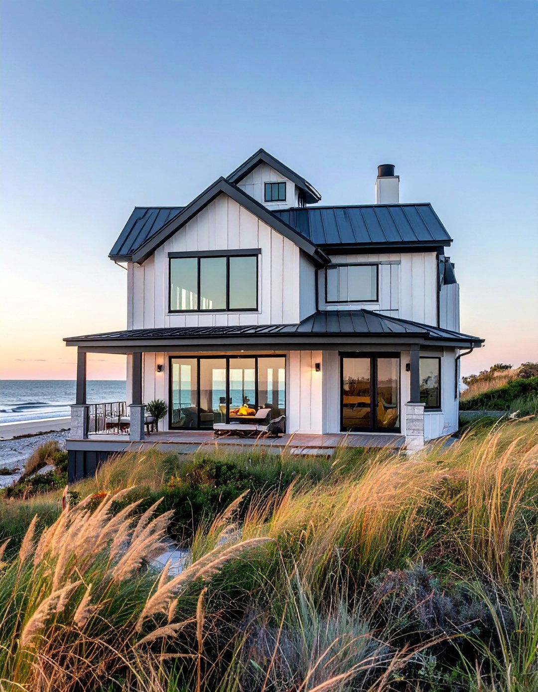 Benjamin Moore Seapearl OC 19 - 25 Off-white Paint Colors for Home Exteriors for Timeless Elegance