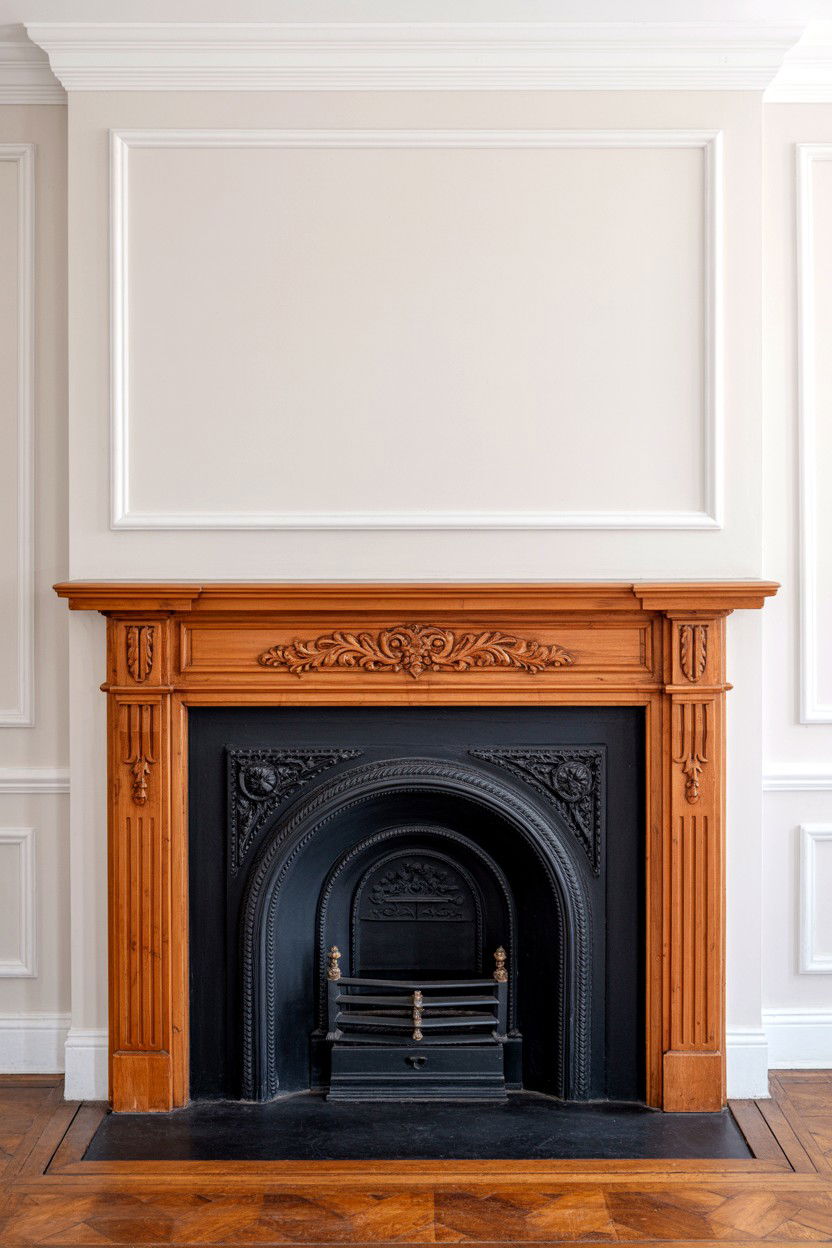 Antique Mantel Restoration - 30 fireplace makeover ideas