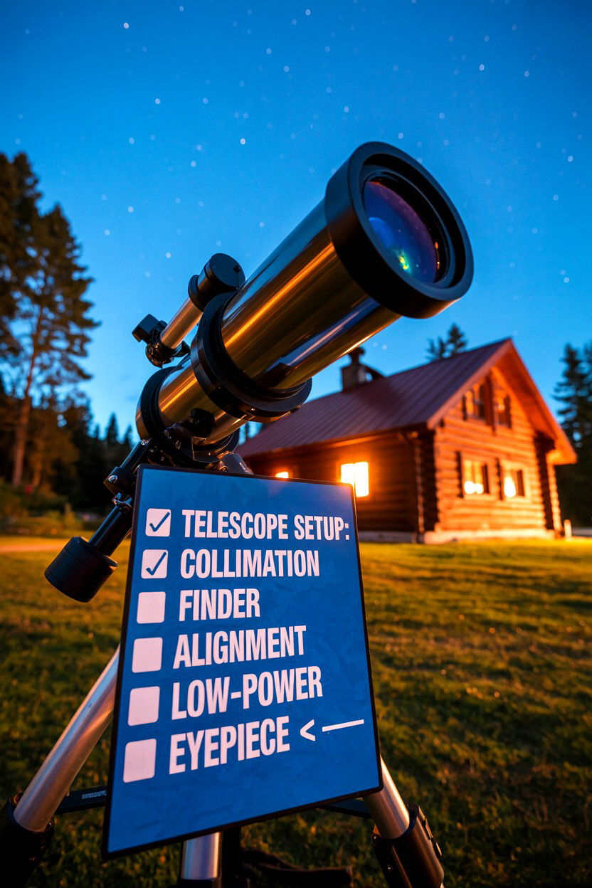 Beginner Telescope Checklist - 20-stargazing-cozy-cabin-trip-ideas-dark-sky-picks