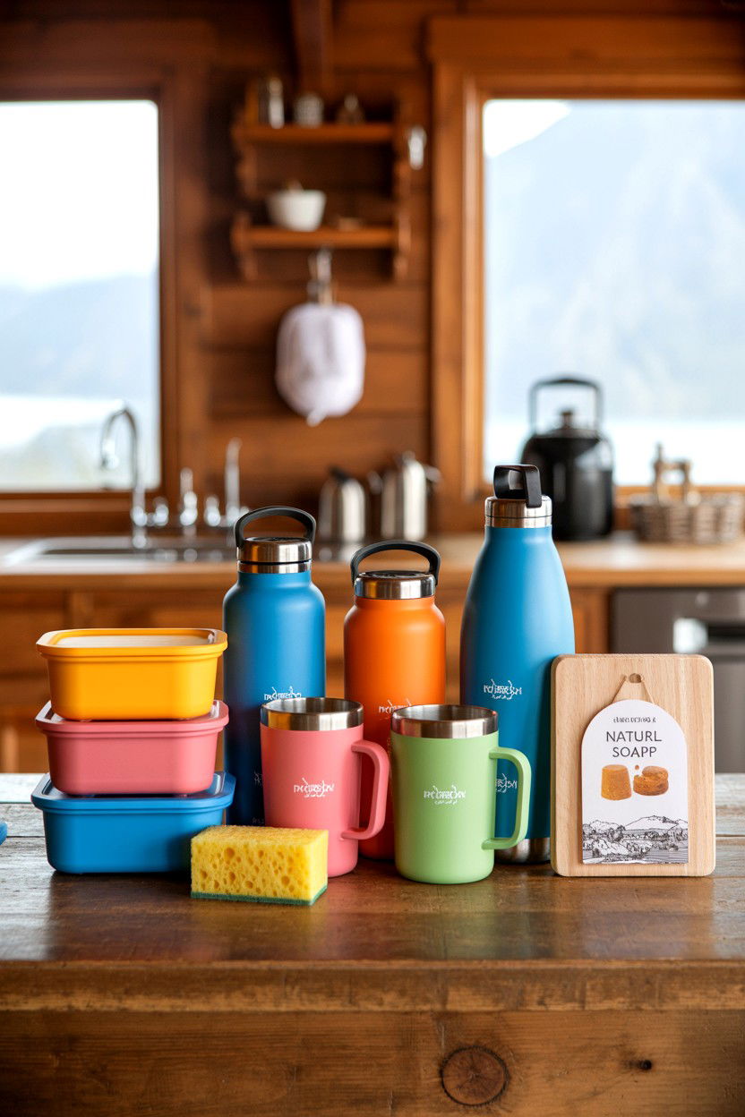 Bring Reusable Kitchenware - 20-budget-friendly-cozy-cabin-trip-ideas