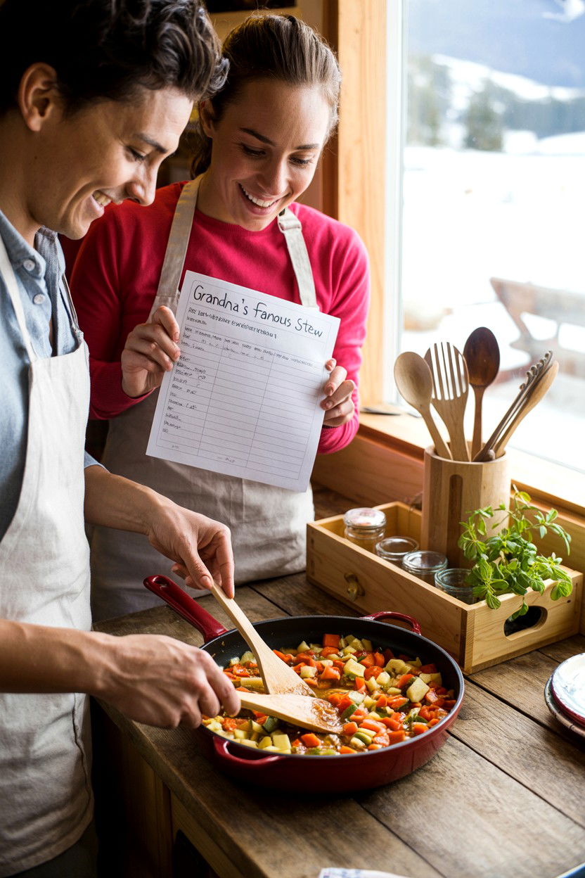 Cabin Cooking Adventure for Two - 20-cozy-cabin-trip-ideas-for-couples