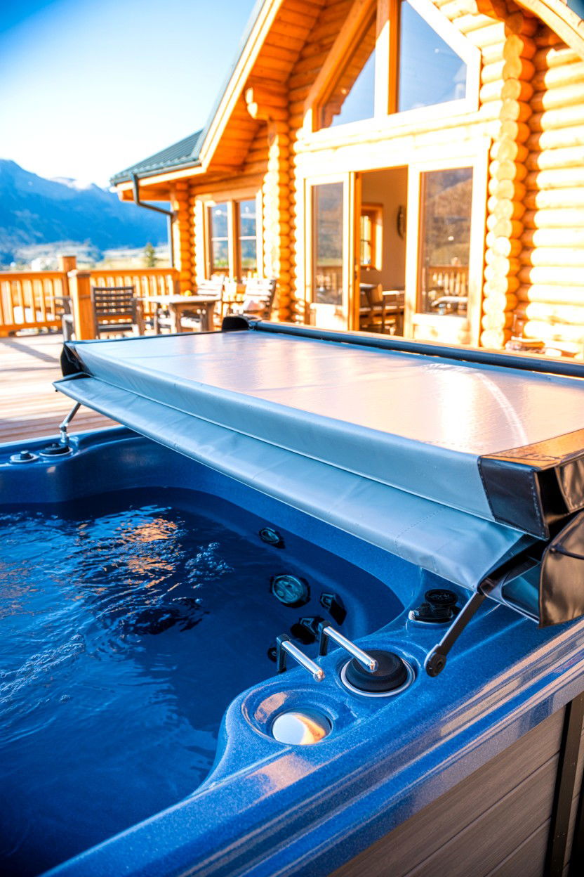 Cover Care and Heat Retention - 20-hot-tub-cozy-cabin-trip-ideas