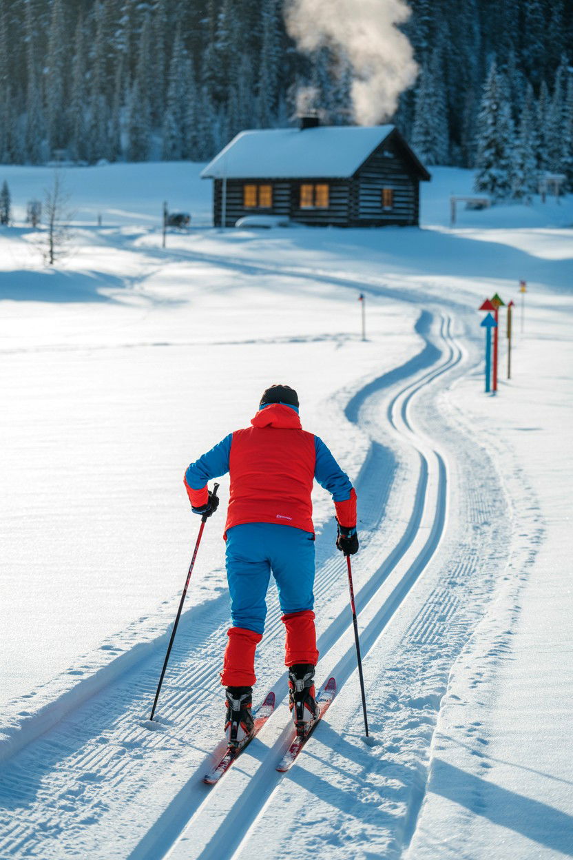 Cross Country Ski Taster - 20-winter-cozy-cabin-trip-ideas