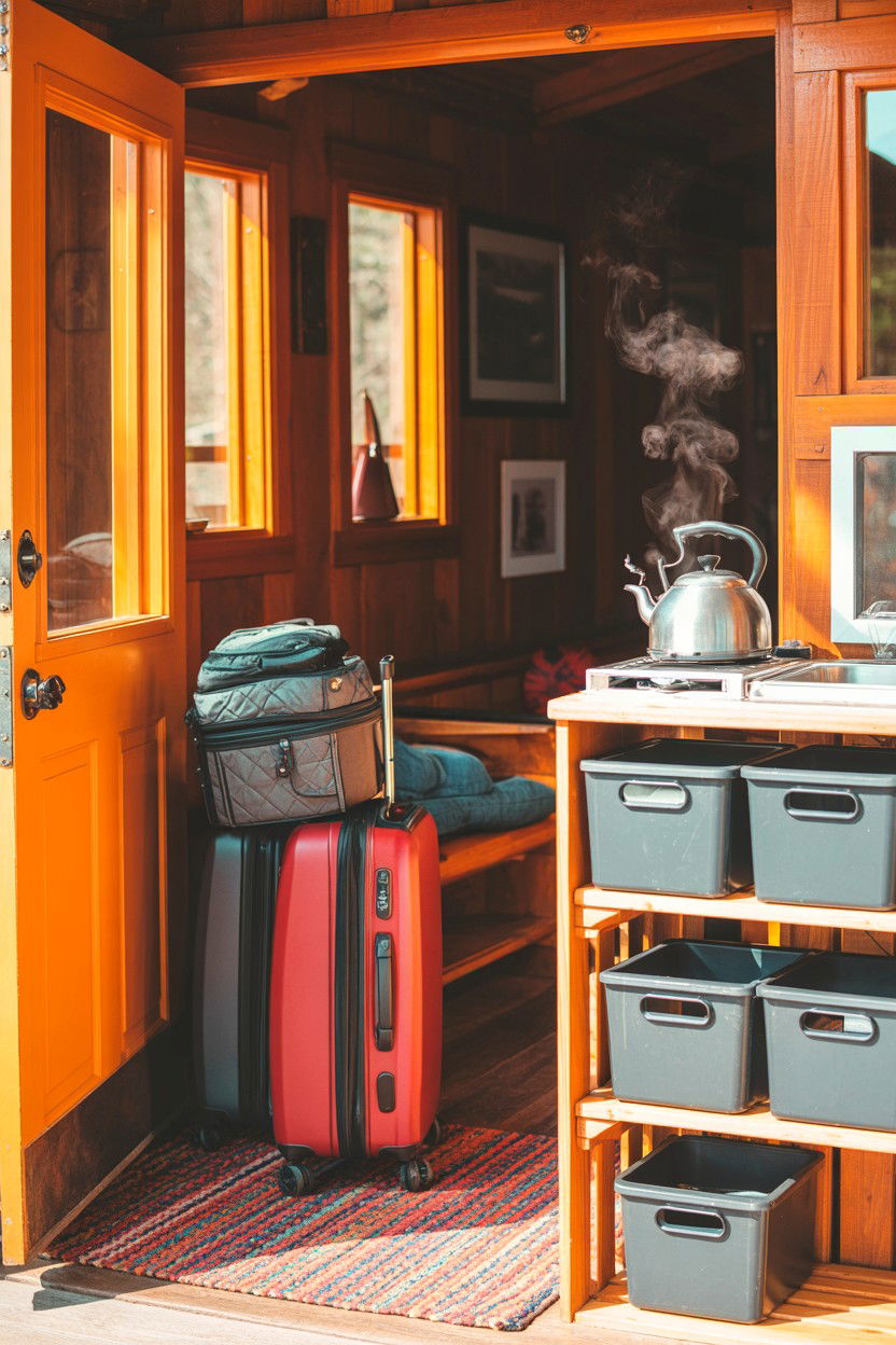 Early Arrival and Quick Unpack - 20-weekend-cozy-cabin-getaway-ideas-2-3-days