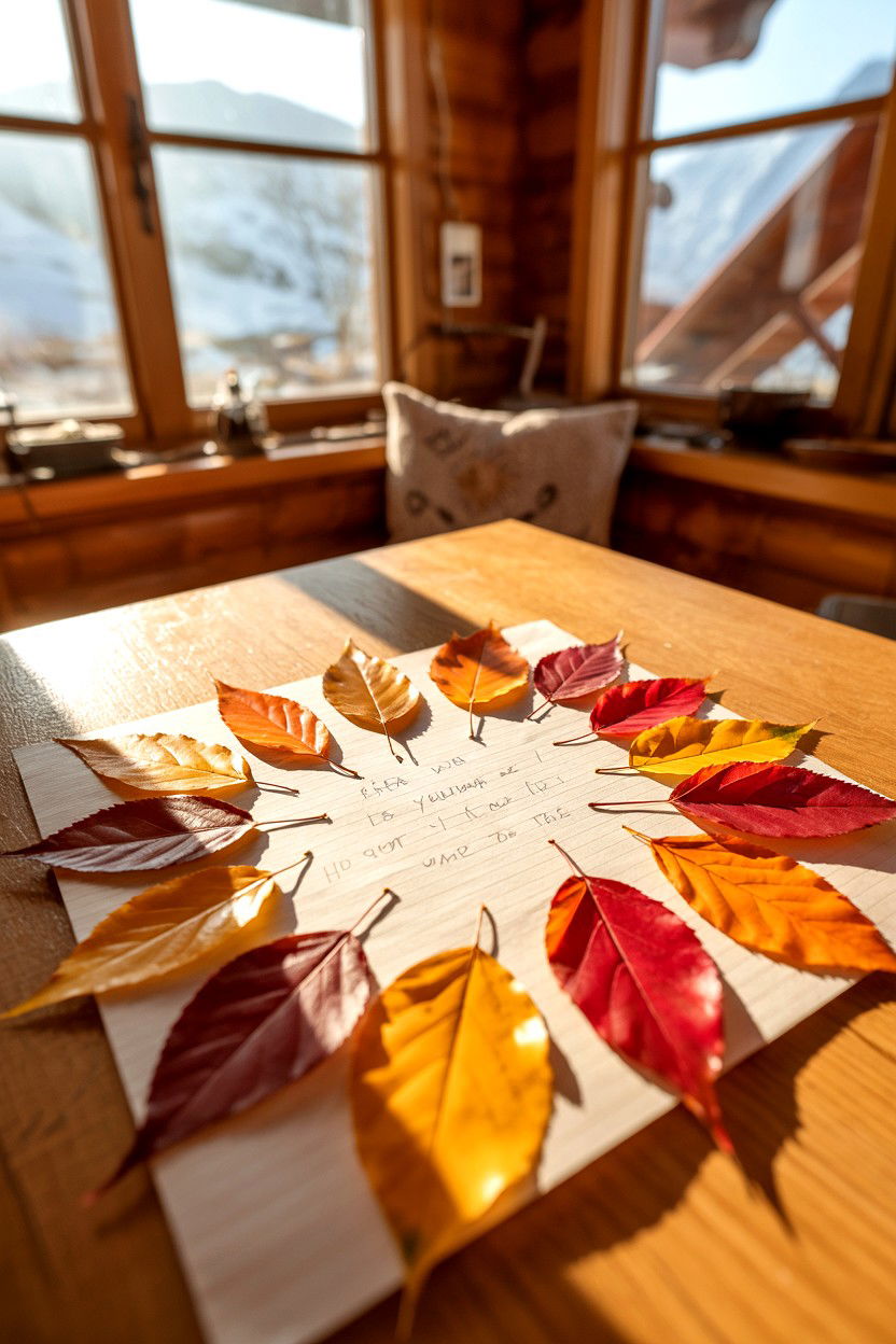 Farewell Leaf Collage Page - 20-fall-foliage-cozy-cabin-trip-ideas