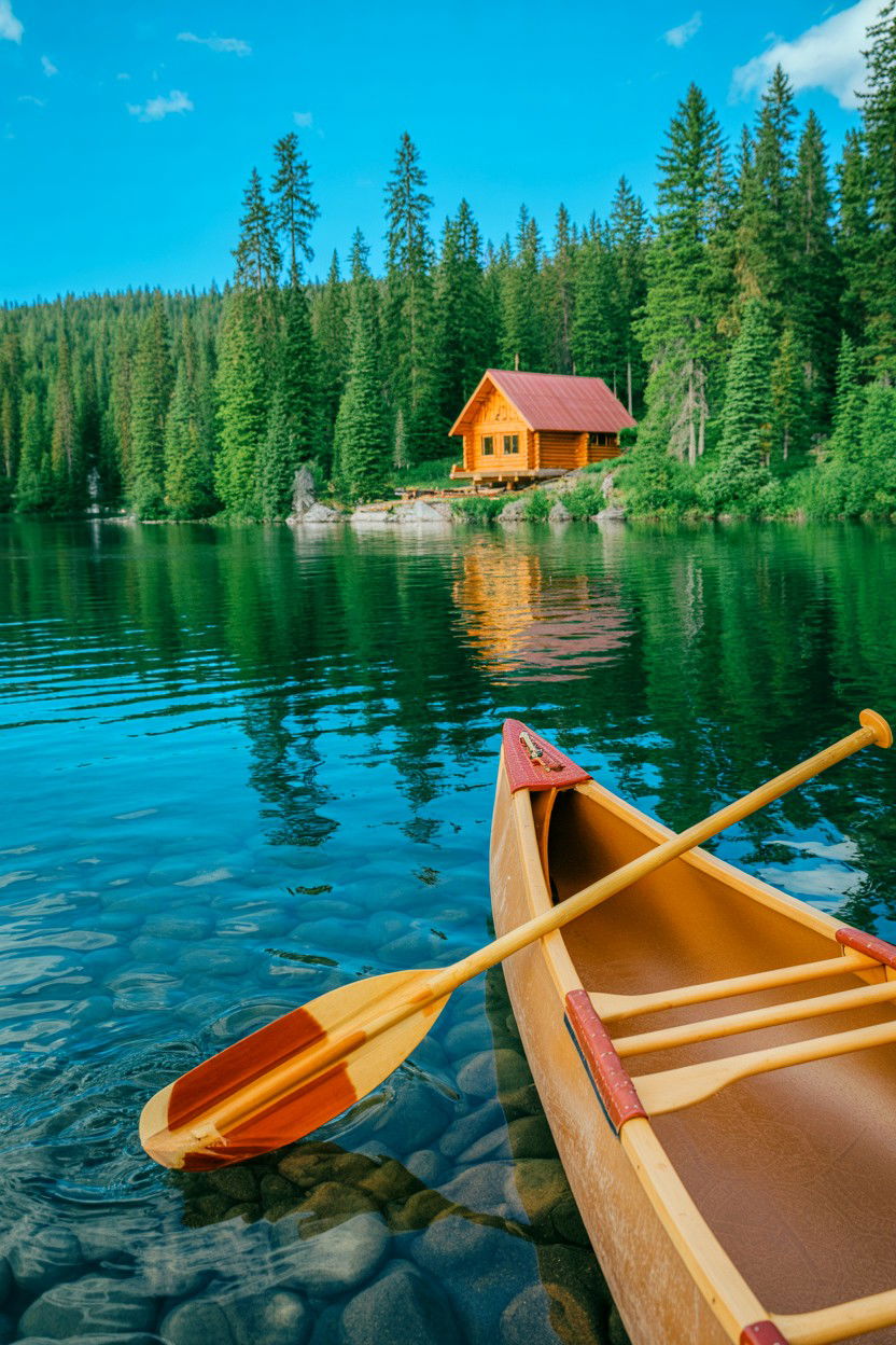 Farewell Paddle and Photo - 20-summer-lakefront-cozy-cabin-trip-ideas