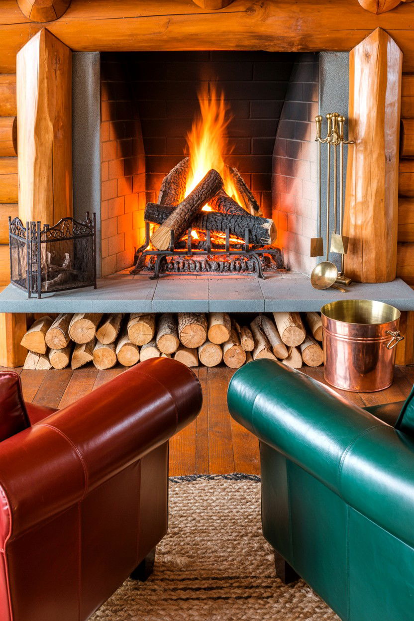 Fireplace Skills and Safety - 20-winter-cozy-cabin-trip-ideas