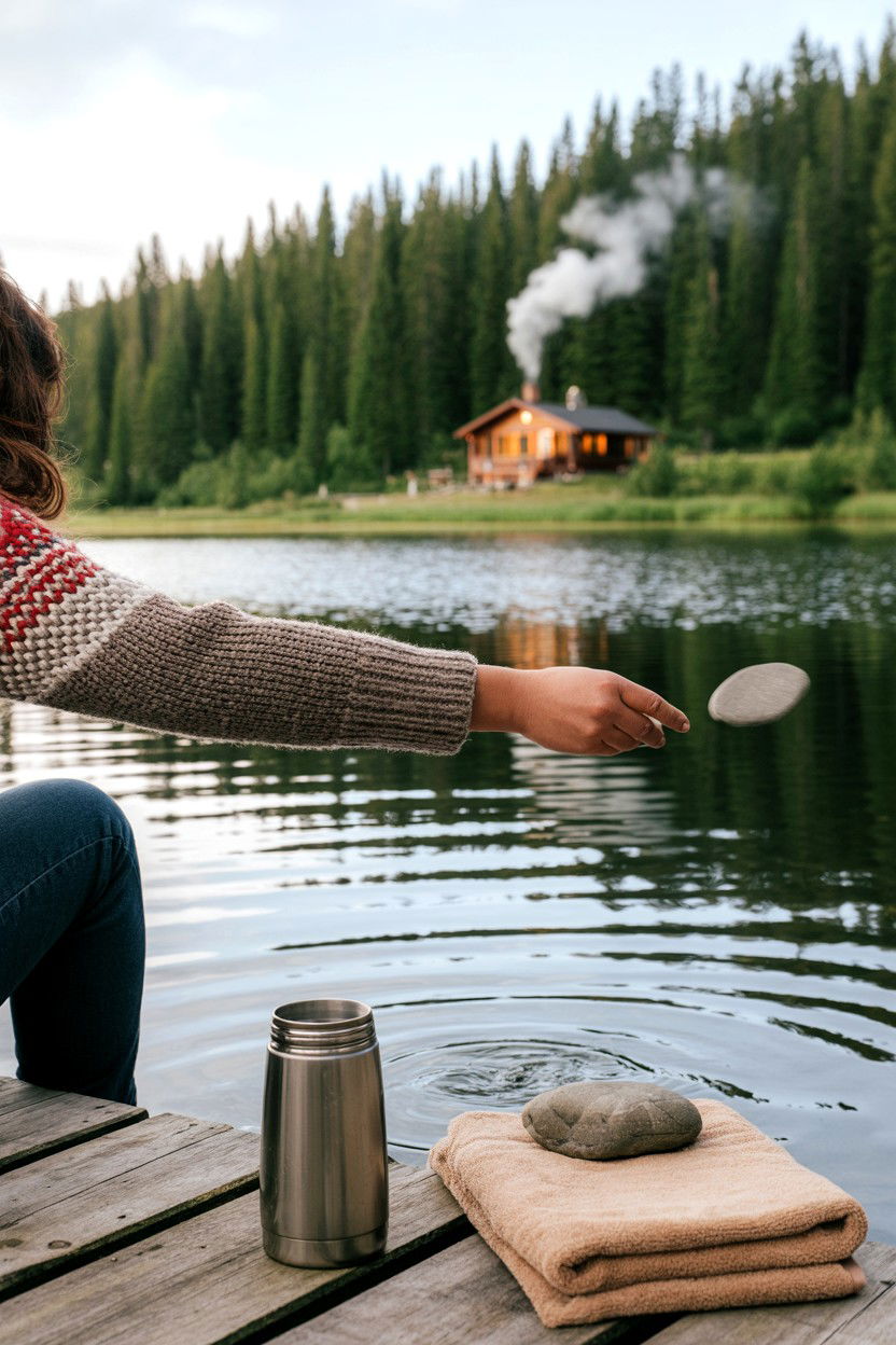 Free Waterfront Time - 20-budget-friendly-cozy-cabin-trip-ideas