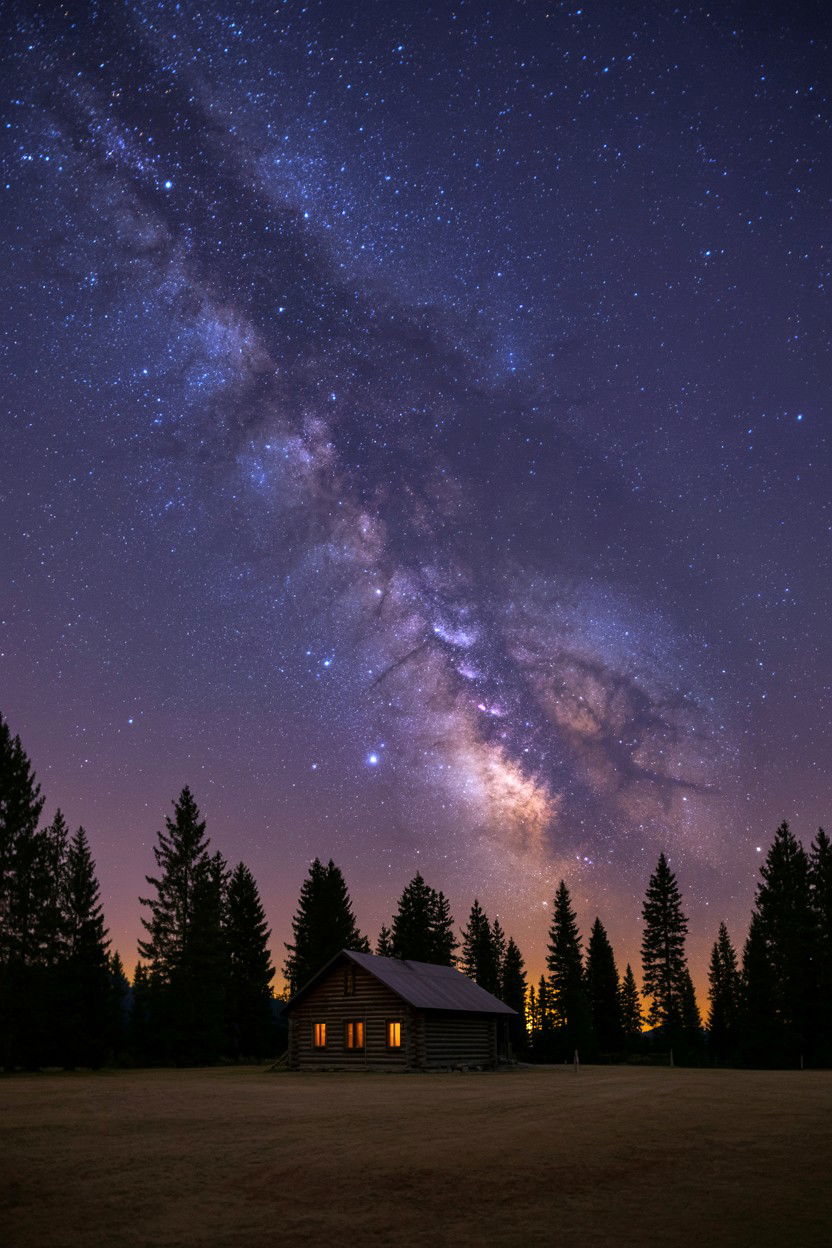 Milky Way Season and Arcs - 20-stargazing-cozy-cabin-trip-ideas-dark-sky-picks