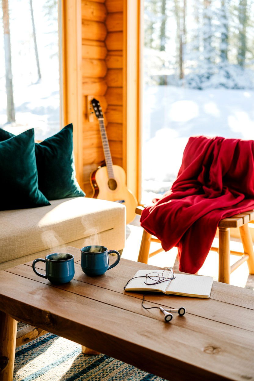 Mindful Soundscape and Quiet Hours - 20-off-grid-cozy-cabin-trip-ideas