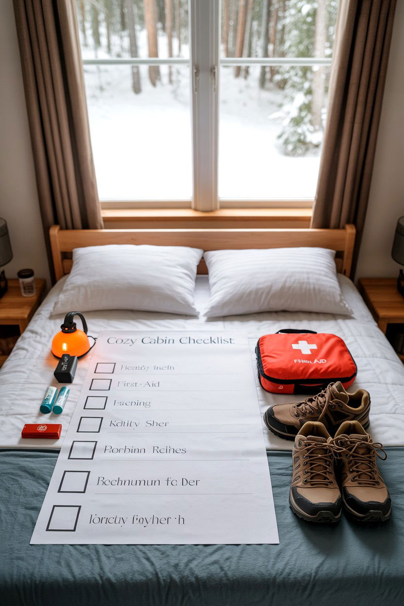 Minimalist Packing Checklist - 20-budget-friendly-cozy-cabin-trip-ideas