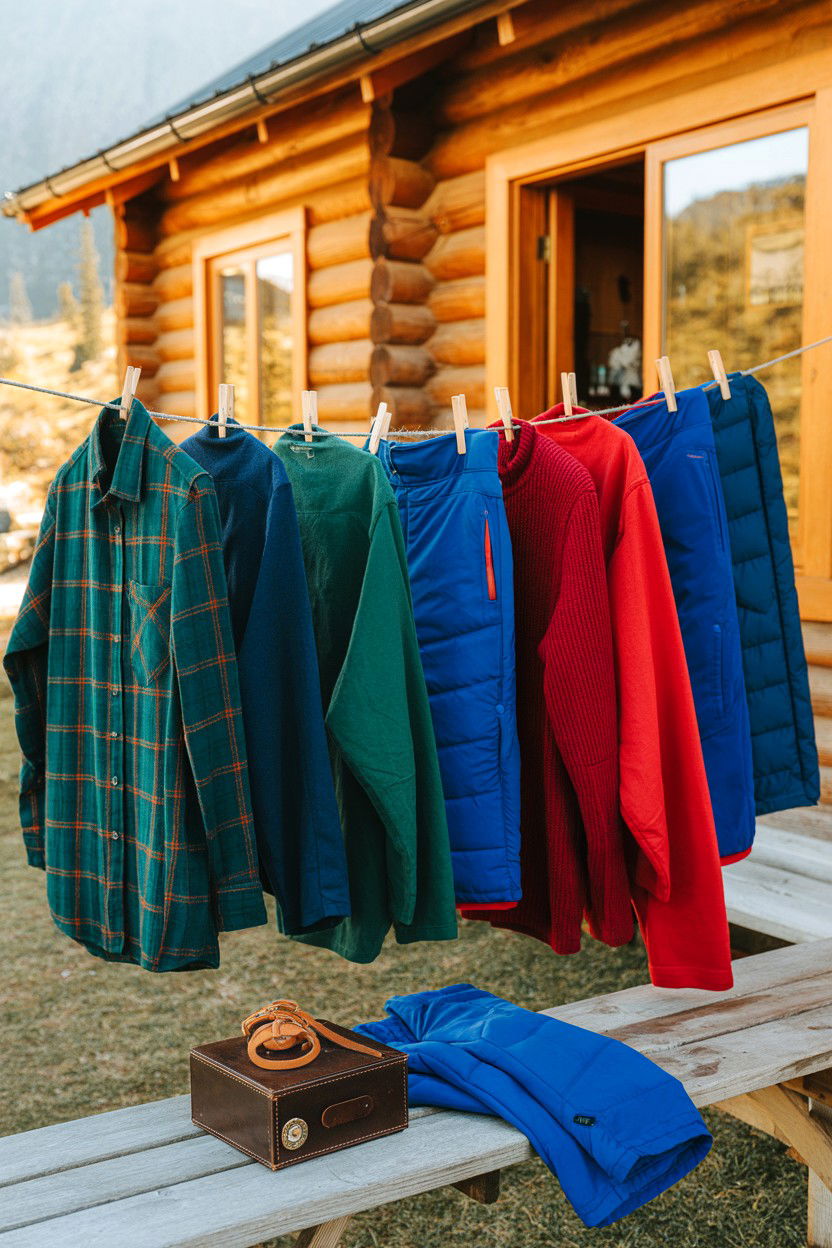 Minimalist Wardrobe System - 20-off-grid-cozy-cabin-trip-ideas