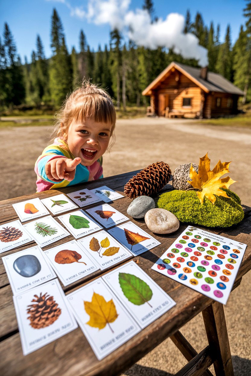 Nature Scavenger Hunt - 20-cozy-cabin-trip-ideas-for-families